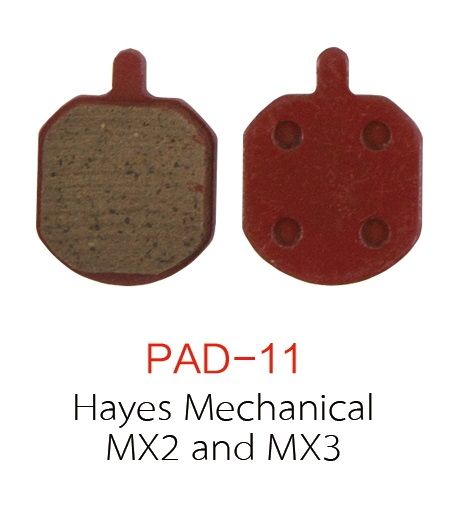 Колодки тормозные Repute Pad 11 для дисковых тормозов Hayes Mechanical MX2&MX3, в упаковке